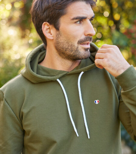 Colote – Men's Kaki Hooded Sweatshirt
