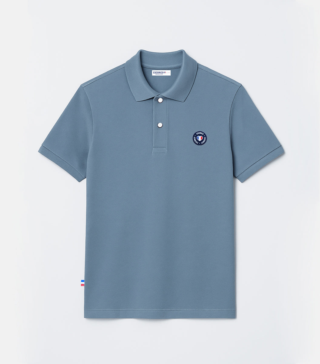Colote – Men's Azure Blue Polo Shirt - Image 2