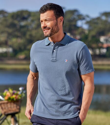 Colote – Men's Azure Blue Polo Shirt