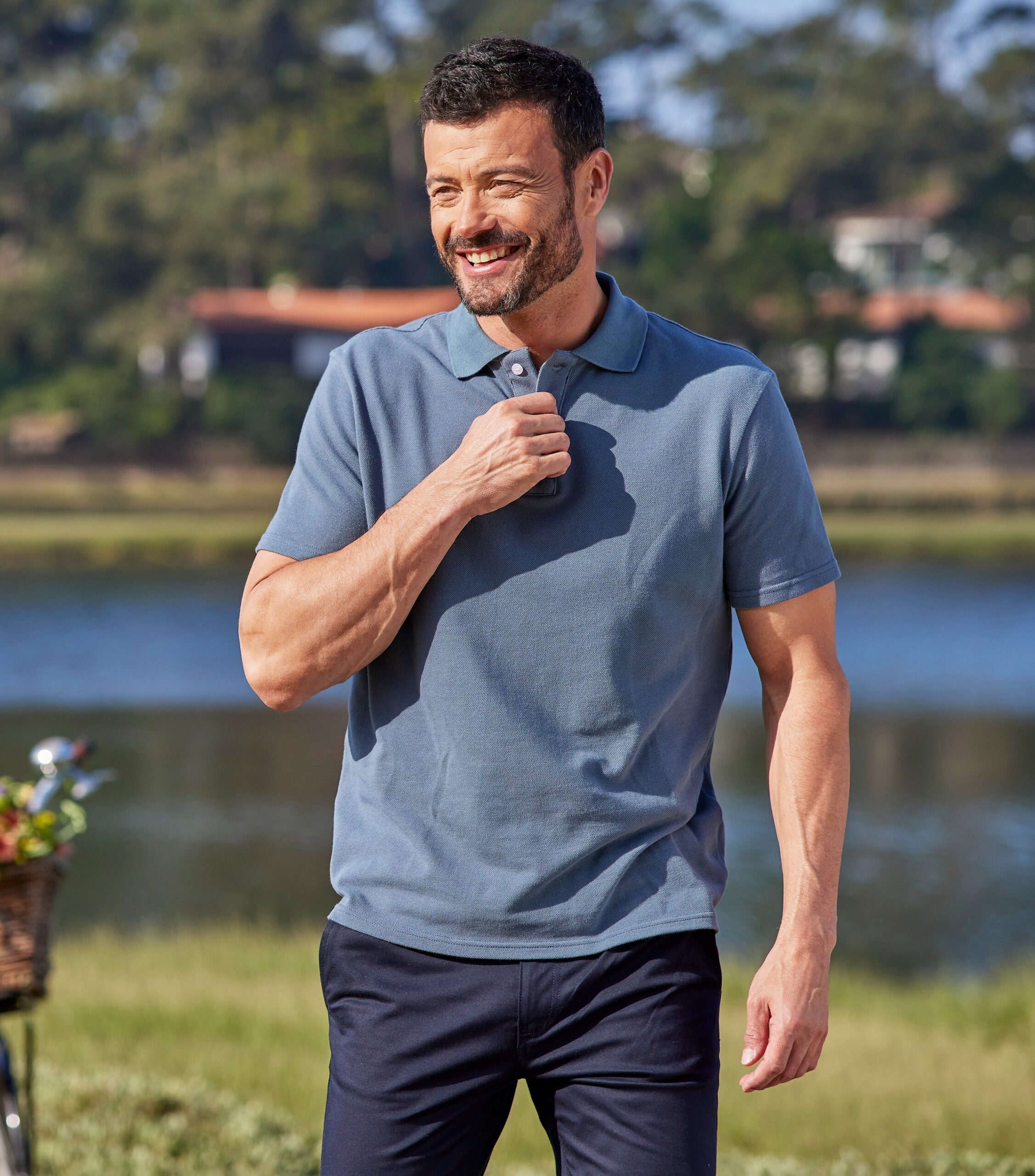 Colote – Men's Classic Azure Polo Shirt