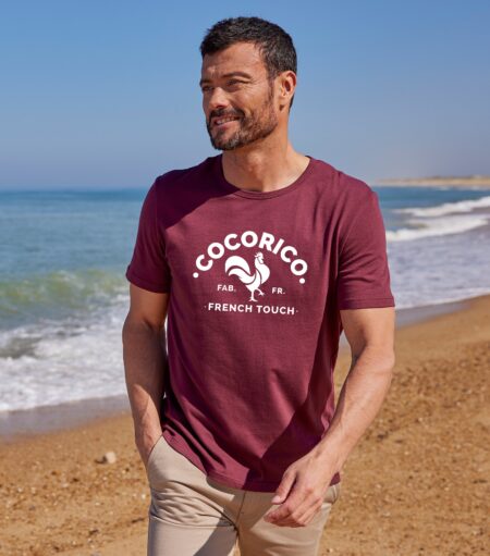 Colote – Men's Bordeaux Red T-Shirt