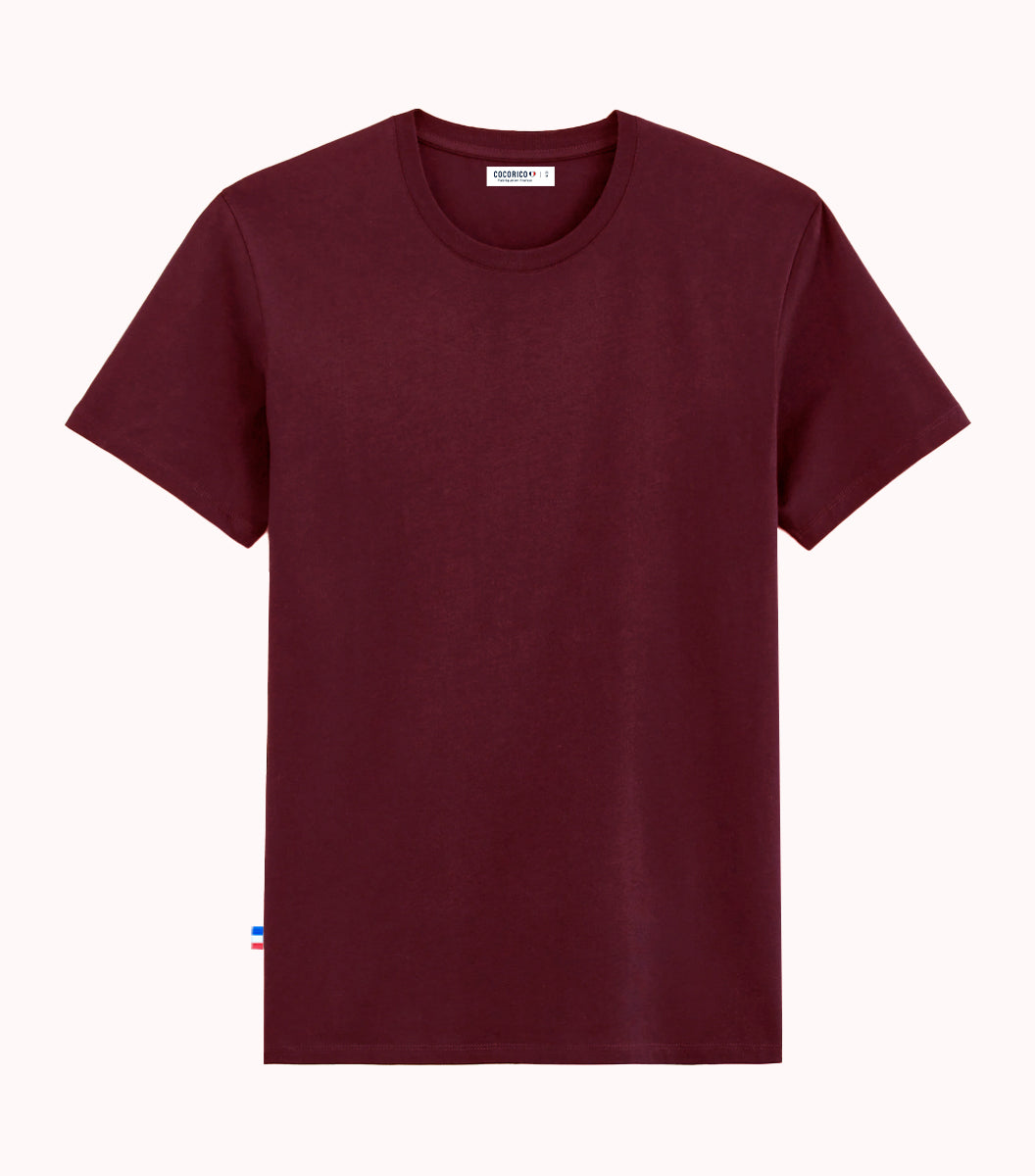 Colote – Men's Bordeaux Red T-Shirt - Image 3