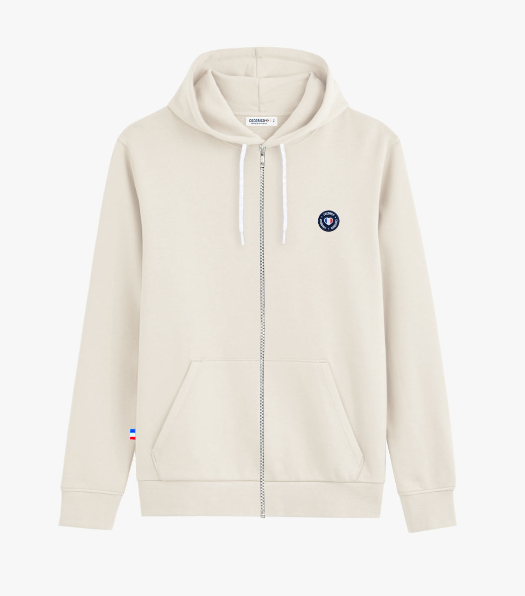 Colote – Men's Sand Zip-Up Sweatshirt - Image 2